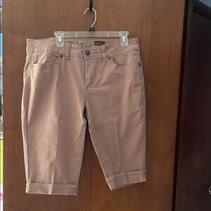 Women's Tan Cropped denim size 16